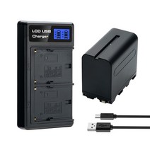 NP-F970 소니 CCD-TRV58 CCD-TRV51 CCD-TR3300 CCD-TR3300 TR3000 카메라 bateria np f750 np f970 f960 7800mAh, 1Charger 1Battery, 08 1Charger 1Battery