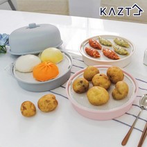 전자렌지용 에그스티머 호빵 만두 고구마 찜기 스팀 쿠커, cho_  라이트그레이
