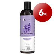리암마켓 Kin+Kind 킨 카인드 강아지 고양이용 오트밀 천연 샴푸 라벤더향 354ml 1팩, 6팩