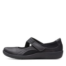 클락스 Clarks 여성용 실리안 벨라 메리 제인 플랫 슈즈 블랙 7 US
