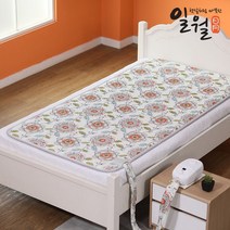 일월 품안애 왕꽃 온수매트 싱글 1+1 세트, 없음
