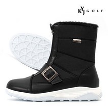 럭스골프 여성 겨울 골프 수제 스파이크리스 블랙 골프화 부츠