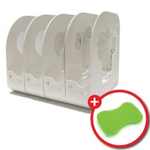 파미레 프라이팬 정리대 4P 세트 후라이팬 선반 거치대, 아이보리