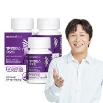내츄럴플러스 멀티밸런스 요오드 60정 / 갑상선건강 비타민 미네랄 7종, 3박스