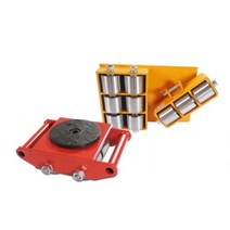 도비대차 도비 바퀴 소형 리프팅 이동 운반 캐스터, 튼튼한 직선형 고무 바퀴 6톤