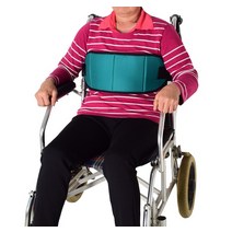무선전동가위 충전식 전지 가위 조정 가능한 휠체어 안전 벨트 허리 다리 보호 받침대는 노인 고정을위한, 04 Green waist fixation