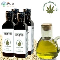 The큰나무 먹는 대마종자유 햄프씨드유 오일, 250ml, 4개