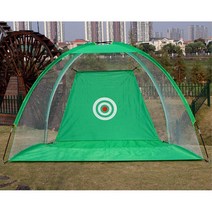 실내외 골프스윙연습 이동형 텐트네트 골프연습기구, 텐트형 골프연습네트 블랙소형(1M)