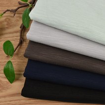 유명한 원단대폭 RC 슬라브 분또 스판 원단 다이마루 천 데일리 5종, 블랙(C33)
