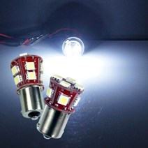 자동차 순정 램프 DIY 교체용 국산 LED 전구 캠핑카 버스 화물차 트럭 트레일러 픽업, 옐로우LED 12V용 14발 싱글, 상세페이지참조