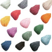 ALL 폴리매듭끈 단색 1mm 2mm 한타래 90m 매듭공예, 2mm 네이비