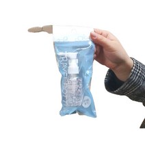 휴대용 리필형 투명 펌프 공병 용기 케이스 50ml, 20개