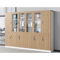 서류 보관 캐비닛 사무용 수납장 보관함 잠금 락커장, 3도어 책장 모델 B