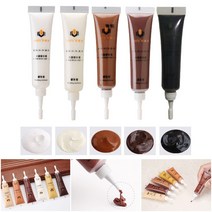 마루 바닥 보수 제 틈새 메꿈 메꾸미 매꾸미 찍힘 시공 부분 장판 페인트 기스 5p, 스크래치 5P 블랙
