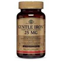 솔가 남성 철분제 Solgar Gentle Iron 25mg 180정, 1개, 1