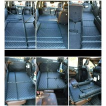 SUV 자동차 매트리스 차박 매트 여행용 차량 실내 평탄화 침대 용품 카 베드 평판 시트, suv스탠다드모델-가죽브라운