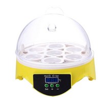 육추기 계란 부화기 병아리 달걀 조류 인큐베이터 mini 7 egg incubator brooder 디지털 온도 제어 해처 치킨, 나는 플러그