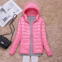 여자 경량 패딩 여성 경량 잠바 겨울 숏패딩 40대