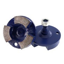 시멘트 콘크리트 연마기 연삭기68MM 경 사진 가장자리 금속 다이아몬드 바닥 연마 패드 본드 그라인딩 블록, 02 파란_03 120_01 68mm