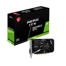 MS 게이밍 지포스 GTX 1630 4GB GDRR6 64비트 HDMDPDV 싱글 팬 OC TX 그래픽 카드 AERO 4G