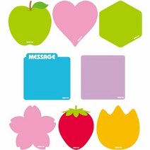 포코스 나노패드 NPS-01~08 탈부착 칼라보드 메모보드, 선택:NPS-02(하트), 단품