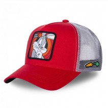마라톤 모자 메쉬재질 등산 낚시 스포츠 공용 새로운 브랜드 애니메이션 스타 워즈 미키 Snapback 코튼 야구 남자 여자 힙합 아빠 메쉬 트럭 Dropshipping, [57] BUGS RED