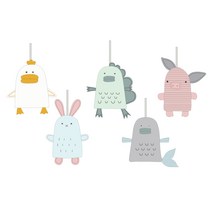 쁘띠베이비 팜프랜즈 범퍼침대 완구인형세트 5P, 팜프렌즈