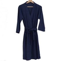 데이그린 부드러운 호텔 샤워 가운 배스로브, 코지 네이비, 3XL 남성용, 1개