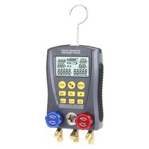 디지털압력계 압력 게이지 디지털 진공 매니 폴드 테스터 미터 냉동 HVAC 온도, [01] Multicolor, 01 Type 1