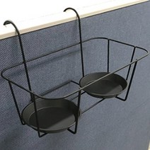 베란다 창틈 좁은공간 화분 수납대 걸이, 원형받침 - 2P용