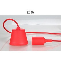 피팅 바 레스토랑 실리콘 컬러 장식 조명 거실 샹들리에 에디슨 레트로 E27 나사 벽 램프, [06] A5