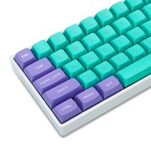 Dagaladoo XVX 189 키 더블 샷 키캡 PBT 맞춤형 키보드 풀 세트 프로파일 체리 게이트론 MX 스위치용 60% 65% 75% 100% 기계식 화이트/퍼플, green/purple