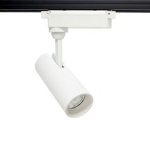 더쎈 LED COB 레일 스포트 10W 백색 집중형 각도조절 포인트조명 전시장 의류매장 카페조명 방향조절 트랙 스포트라이트 백화점 상가 매장 쇼윈도조명 거실 주방등 원통형 스팟조명, 백색-주광색