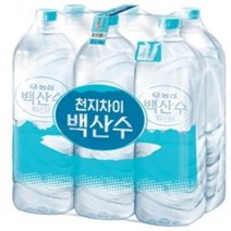 농심 백산수 무라벨 2L 24병