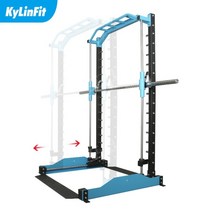 3D 종합 스미스 머신 스쿼트 하프 멀티 랙 벤치 프레스 바벨 프레임, 독립형