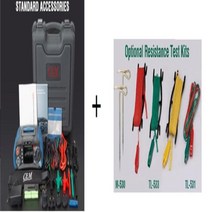 전자 측정기 CEM 다기능 설치 절연 접지 루프 전압 RCD PFG PSC 포함, 3.6650Blue n accessory, 3.6650Blue n accessory