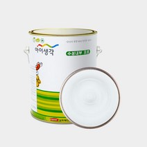 아이생각 수성 무광 페인트 4L, 퓨어화이트, 1개