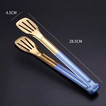 감자튀김집게 먹방집게 요리용핀셋 304 스텐레스 집게 튀김집게 불고집게 스테이크집게, 14 블루빅사이즈304스테인리스 스틸