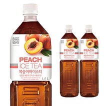 대상 복숭아 아이스티 시럽 1.47L X 6개+펌프 1개 복숭아홍차 에이드, 1세트