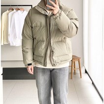 코튼 [남여공용] 바스락 워싱 생활방수 숏패딩 점퍼 (4color)