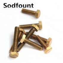 특수볼트육각 볼트 M5 x 8 10 12 14 16 20 50mm 나사 외부 황동 머리 개, 01 M5_02 30mm