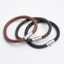 LK5 써지컬 자석 이중장식 재료 묵주 매듭 가죽 소원 실 팔찌 만들기 부자재, 1개, 4mm 써지컬 자석 이중마감