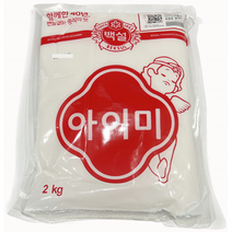 백설 아이미 2kg 중식용 업소용 식당용 조미료 L 글루탐산나트륨