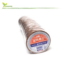 서통 전기테이프 갈색 19mm x 10m 절연테이프 10개