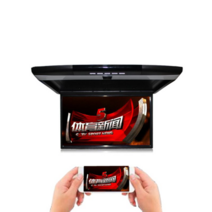 SUV 카니발 팰리세이드 투싼 싼타페 천장 모니터 차량용 tv 15 17 인치, 15인치 MP5+HDMI  블랙