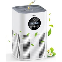VEWIOR 공기 청정기 향수 스폰지 PM2.5 모니터 H13 트루 헤파 에어 필터 387 CFM 반려동물 가정 침실 대형 방 꽃가루 정화 애완동물 털 비듬 냄새 먼지 연기, Air Purifier