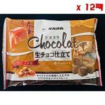 Takaoka 타카오카 초콜릿 생 초콜릿 원단 캐러멜 140g 12팩