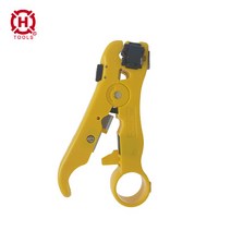 HANLONG TOOLS 한롱 동축 케이블 스트리퍼 HT-352 피복 탈피기 전선 인터넷 랜케이블 랜툴 모듈 UTP STP 스트립퍼 랜 전화 팩스 원형 카리스툴, 1개