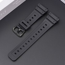 스트랩 밴드DW5600/5000 용 실리콘 밴드 고무 스트랩 카시오 G-Shock 9052 5600 시리즈 스포츠 방수 교체, 03 black black