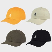 캉골 K5165HT 워시드 베이스 볼캡, 블랙